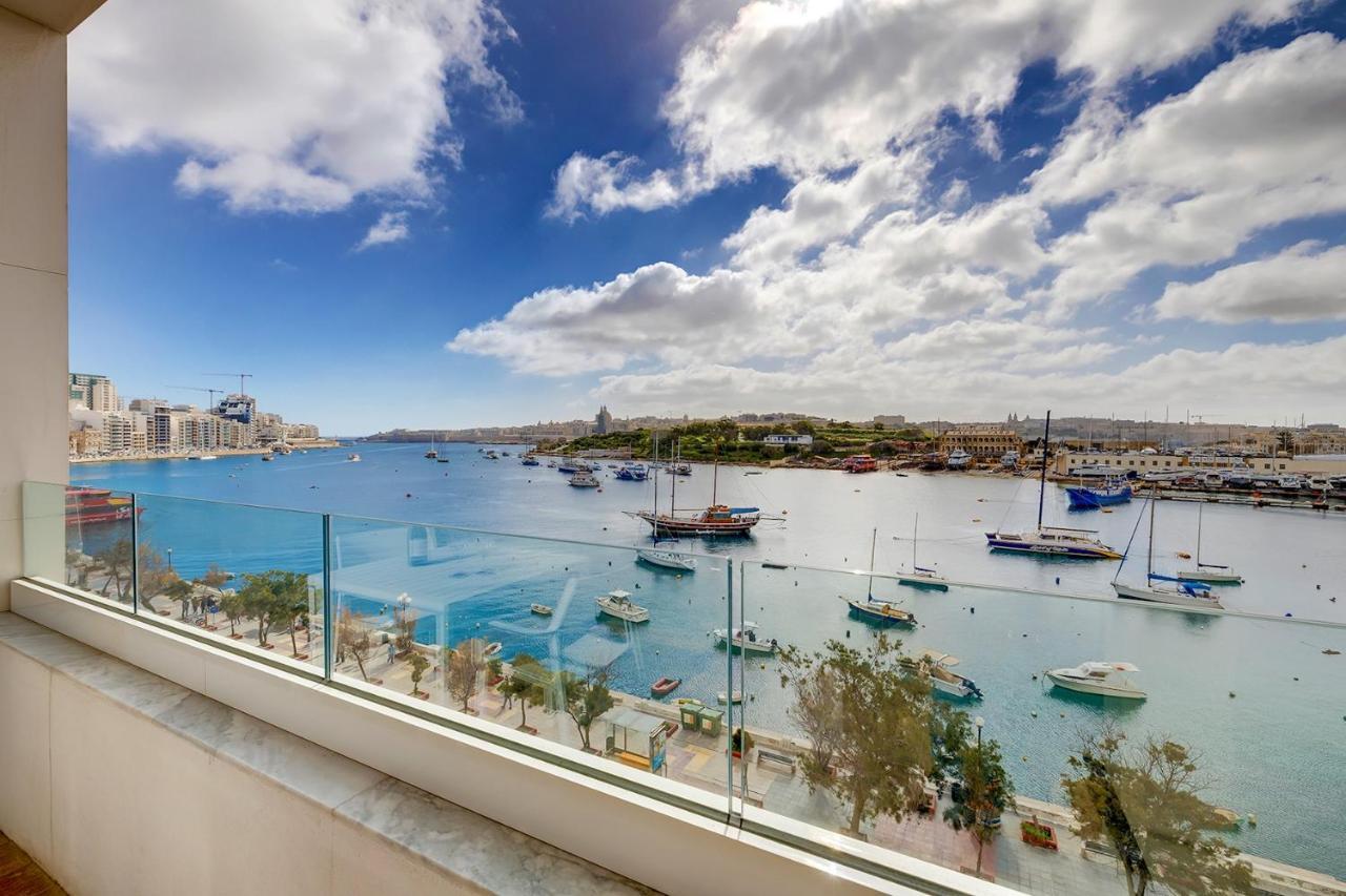Spectacular Apartment Valletta And Harbour Views 斯利马 外观 照片